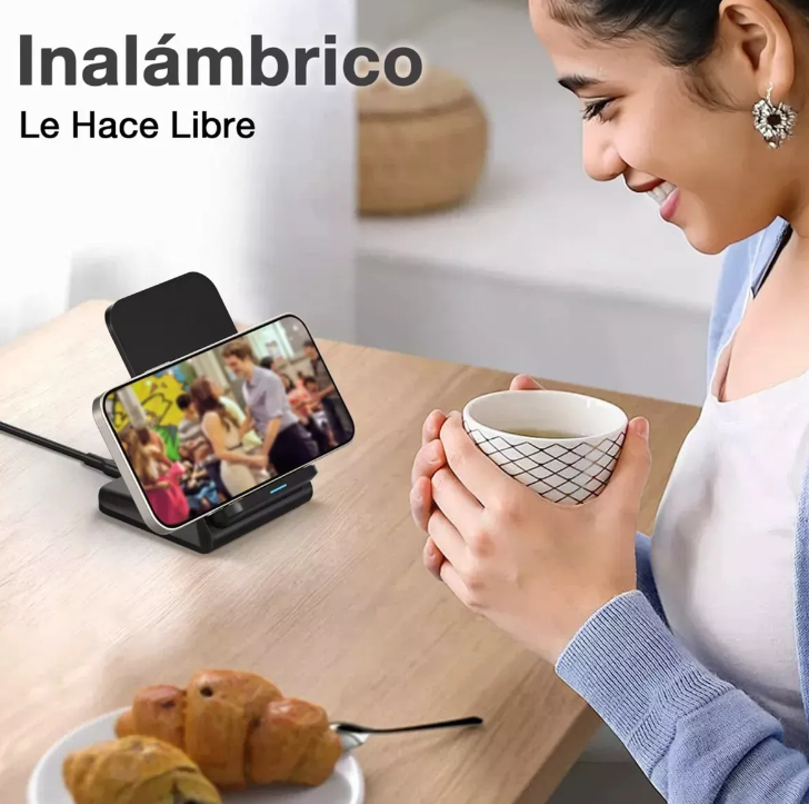 Cargador Inalámbrico carga rápida